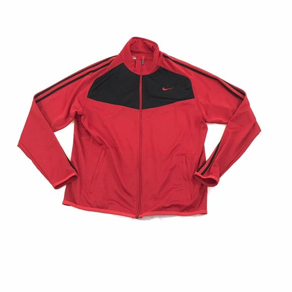 Nike Other - Nike Dri-Fit Track Jacket Full Zip Collared Mens L